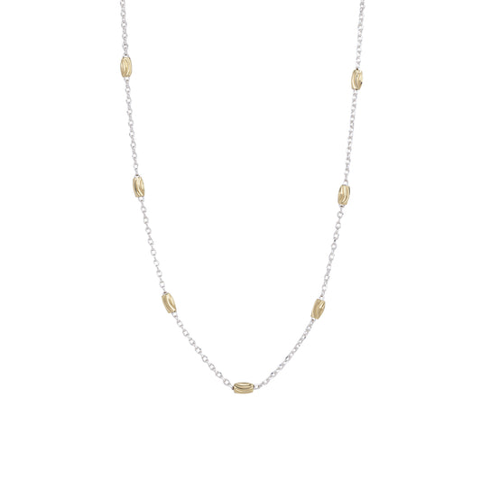 Women's mixed seed necklace chain that's affordable jewelry
