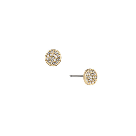 Gold Pave Earrings for simple and dainty jewelry lovers