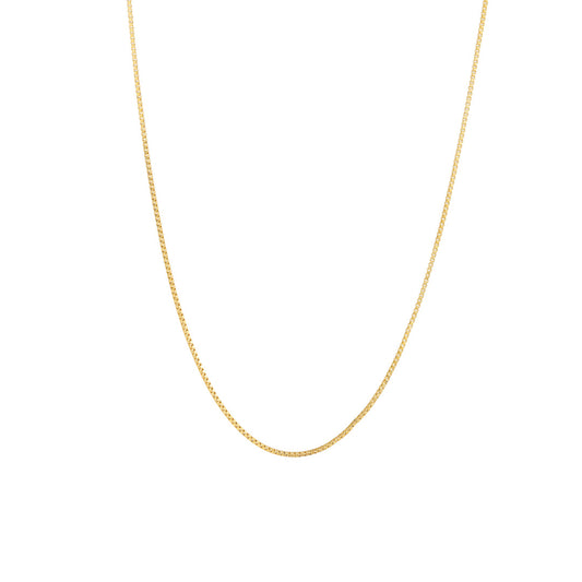 Gold charm necklace chain that's simple & dainty