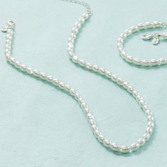 Rice Pearl Layering Necklace
