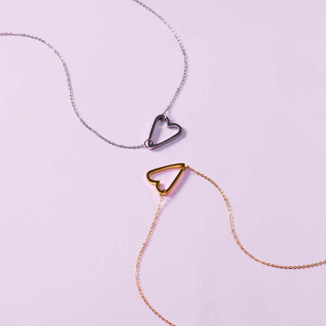 Floating Heart Necklace (WR)